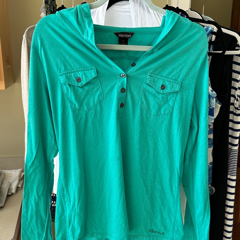 Marmot Women's Aqua Hoodie Sweatshirt